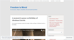 Desktop Screenshot of freedomismoral.com